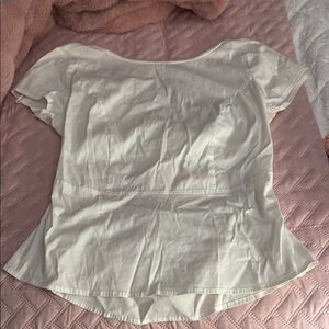 Elegant Cream Women's Top